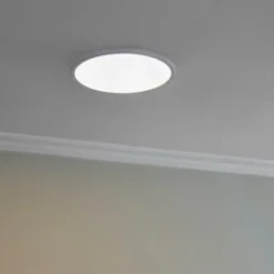 Slim LED plafond taklampe IP44 29cm hvit