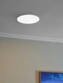 Slim LED plafond taklampe IP44 29cm hvit