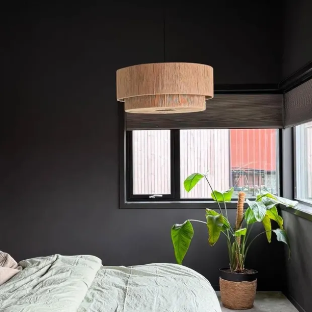 Smilla taklampe 60cm beige