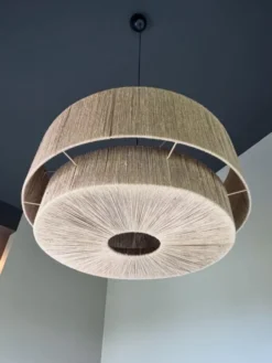Smilla taklampe 60cm beige