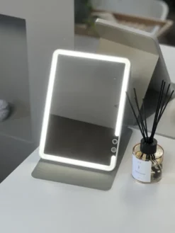 Sminkespeil oppladbart beige