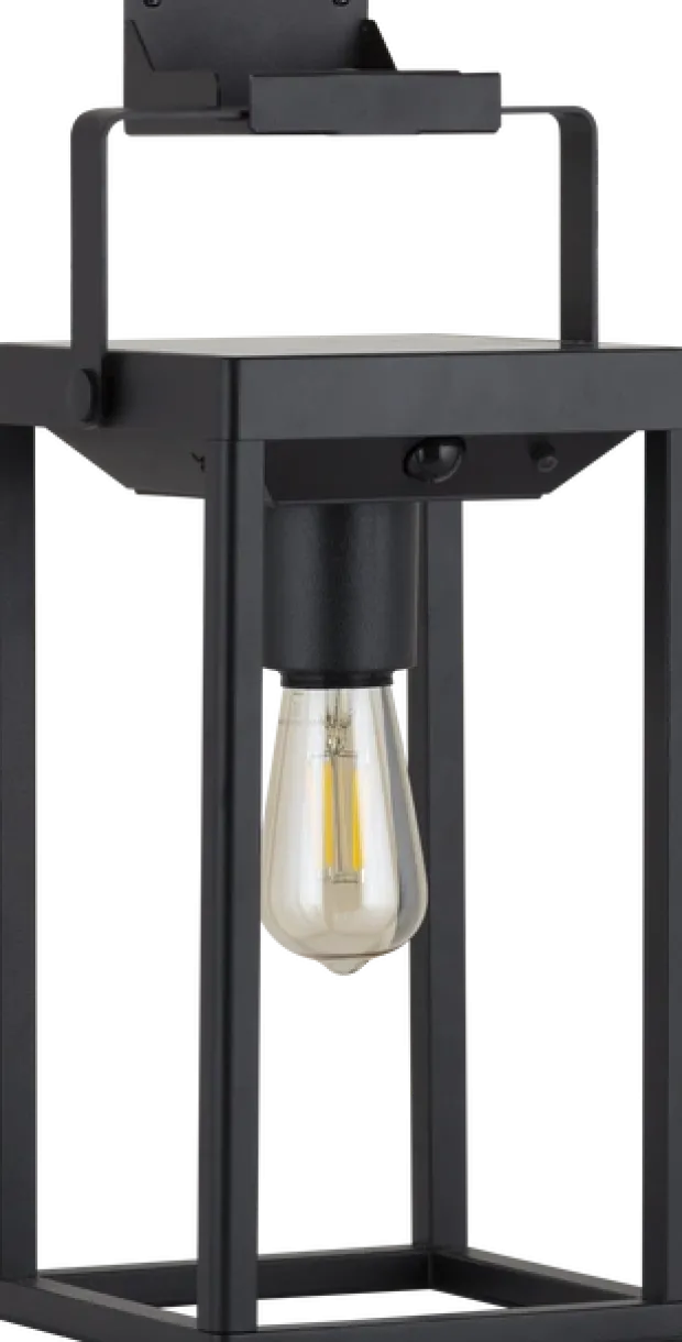 Solar Bluebell oppladbar utelampe lykt IP44 sort