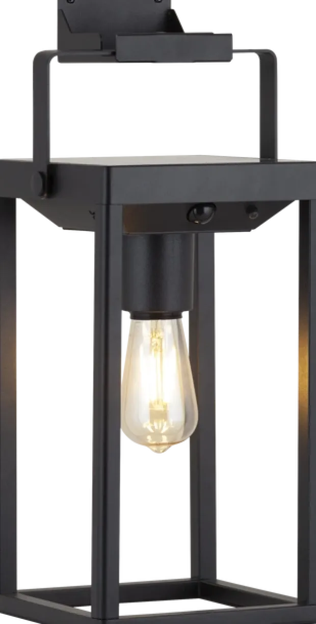 Solar Bluebell oppladbar utelampe lykt IP44 sort