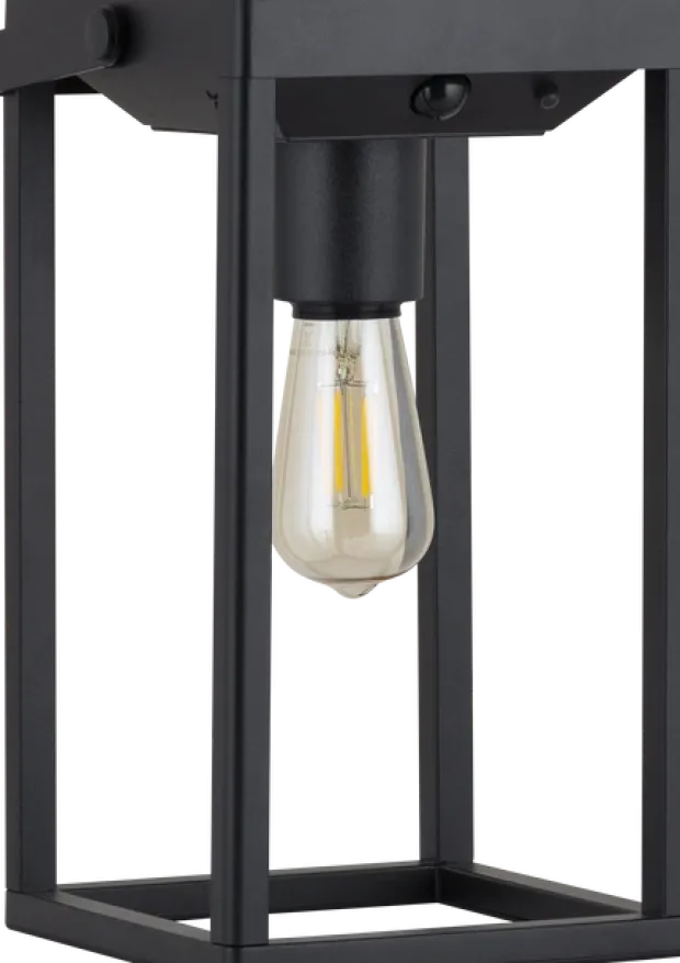 Solar Bluebell oppladbar utelampe lykt IP44 sort
