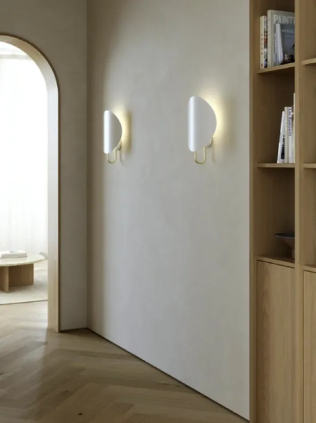Spargo vegglampe 39cm hvit