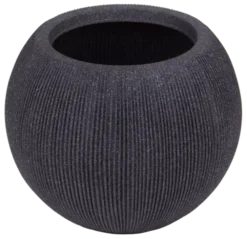 Stone blomsterpotte 37cm sort