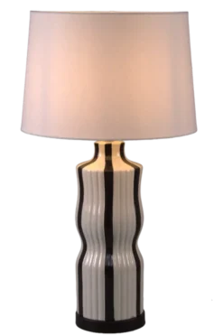 Stripes bordlampe 73cm sort