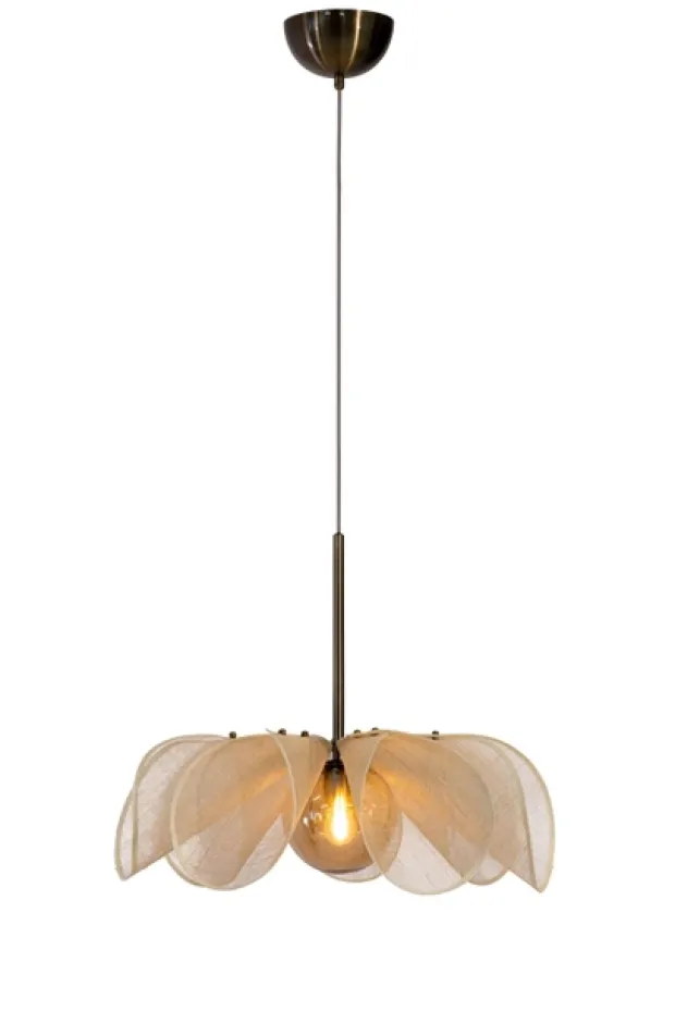Styrka taklampe 63cm natur