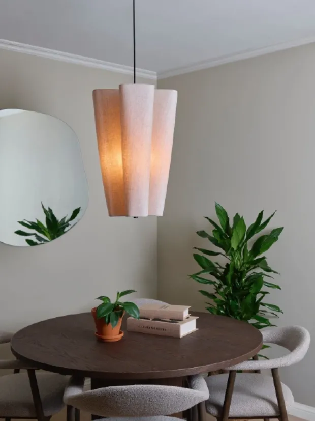 Sval taklampe 40cm beige