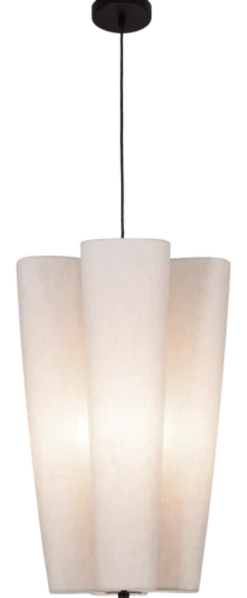 Sval taklampe 40cm beige
