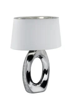 Taba bordlampe 52cm sølv
