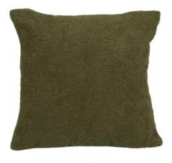 Teddy Boucle putetrekk 45cm grønn
