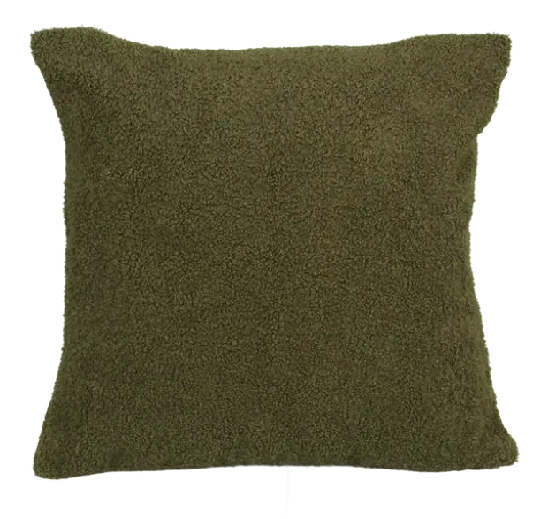 Teddy Boucle putetrekk 45cm grønn