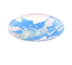 Terra LED plafond taklampe 37cm blå