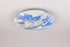 Terra LED plafond taklampe 37cm blå