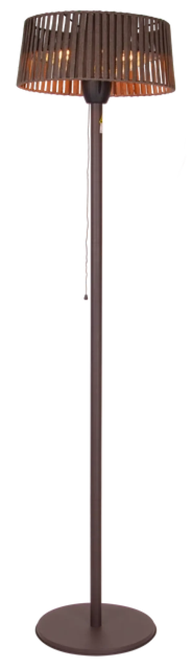 Terrassevarmer Oslo gulv IP44 202cm 1500W brun