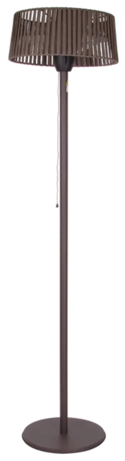 Terrassevarmer Oslo gulv IP44 202cm 1500W brun