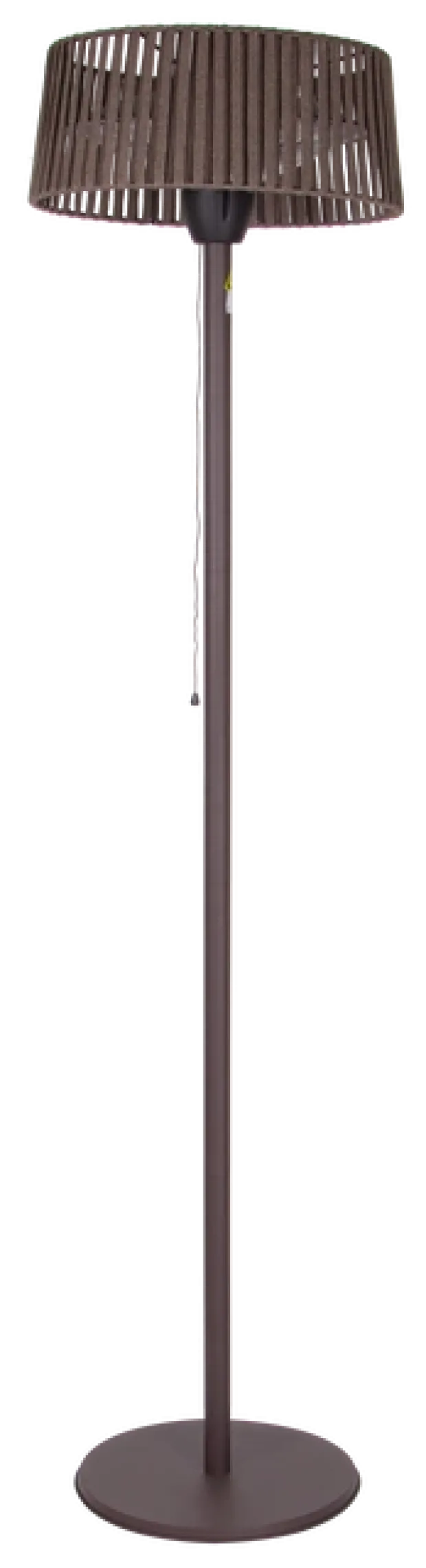 Terrassevarmer Oslo gulv IP44 202cm 1500W brun