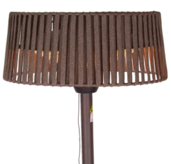 Terrassevarmer Oslo gulv IP44 202cm 1500W brun