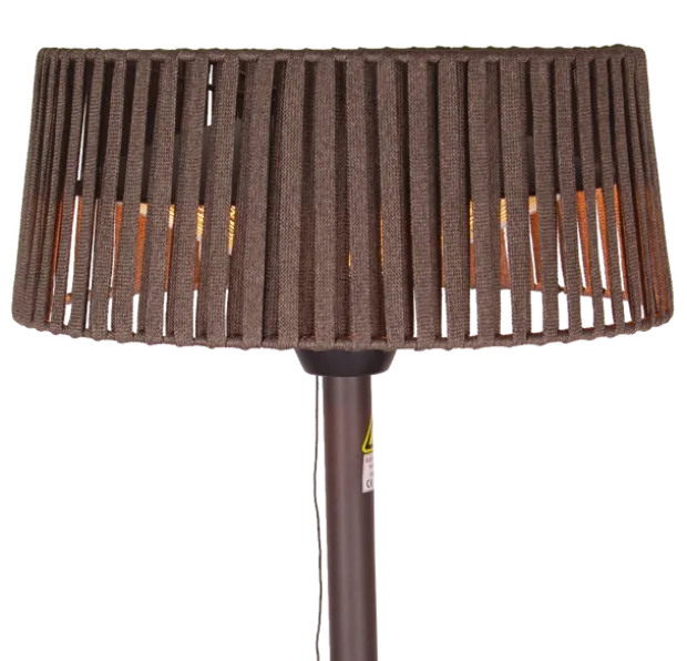 Terrassevarmer Oslo gulv IP44 202cm 1500W brun
