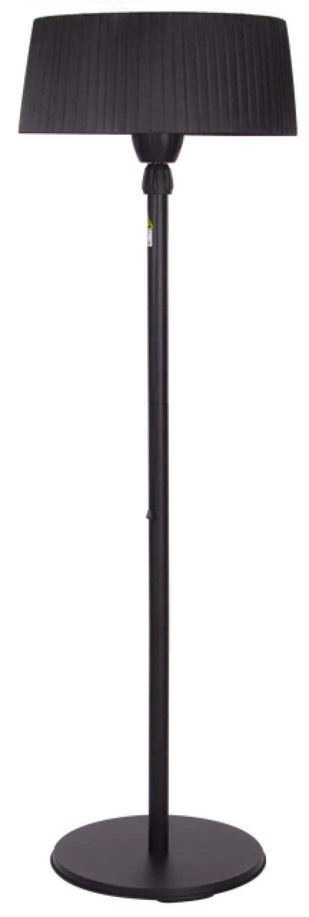 Terrassevarmer Oslo gulv IP44 teleskop 1500W sort