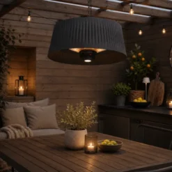 Terrassevarmer Oslo takmodell IP24 1800W 60cm sort