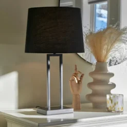 Texas bordlampe 42cm sort