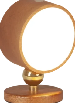 Thea Magnet LED oppladbar vegglampe 7cm brun