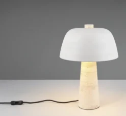 Timba bordlampe 42cm grå