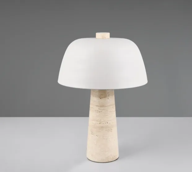 Timba bordlampe 42cm grå