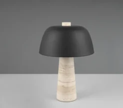 Timba bordlampe 42cm sort