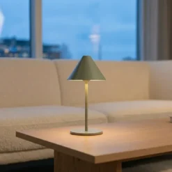 Tira LED oppladbar bordlampe 20cm grønn