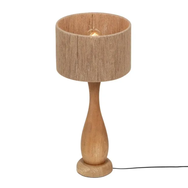 Toba bordlampe 54cm natur