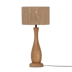 Toba bordlampe 54cm natur
