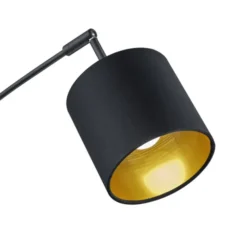 Tommy gulvlampe 5lys 200cm sort