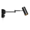 Torino leselampe vegg 16cm sort