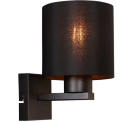 Torino vegglampe 24cm sort
