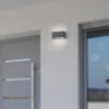 Trent LED utelampe vegg IP54 14cm grå