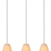 Tribute taklampe rekke 3lys 120cm beige