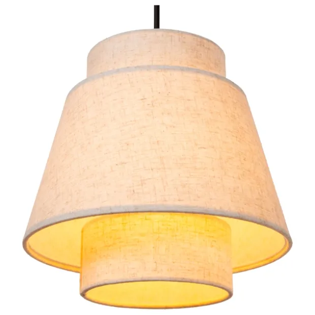 Tribute taklampe rekke 3lys 120cm beige