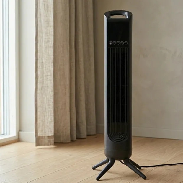 Tårnvifte med fjernkontroll 45W 80cm sort