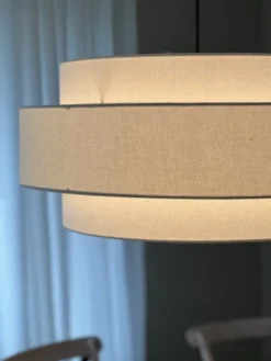 Trysil taklampe 65cm beige