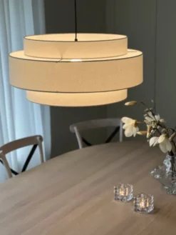 Trysil taklampe 65cm beige