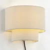 Trysil vegglampe 20cm beige