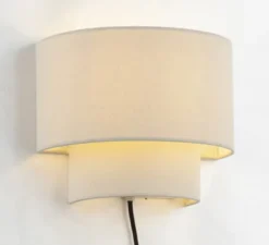 Trysil vegglampe 20cm beige
