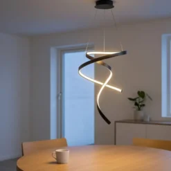 Twister Tall LED taklampe 60cm sort