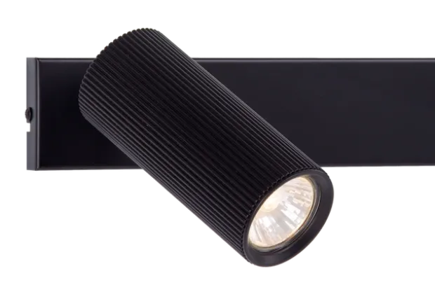 Tyr skinne 4lys 100cm sort