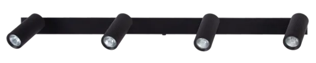 Tyr skinne 4lys 100cm sort