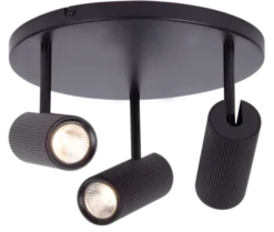 Tyr takspot 3lys 30cm sort