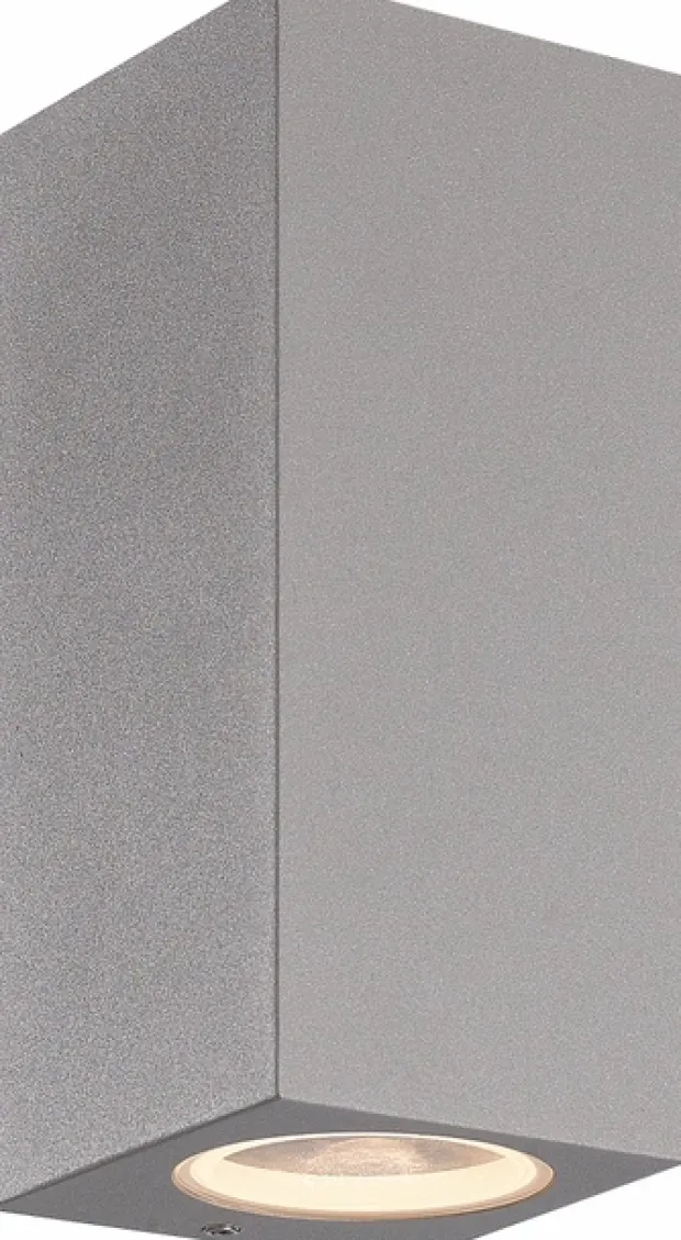 Ume utelampe vegg IP65 16,5cm grå